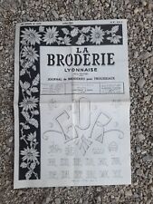 Journal broderie lyonnaise d'occasion  Vitry-le-François