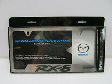 NOVO GENUÍNO Suporte de Quadro de Placa de Licença de Aço Inoxidável Escovado OEM Mazda RX-8 comprar usado  Enviando para Brazil