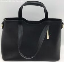 Black leather satchel for sale  Macon