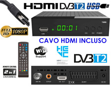 Decoder Digitale Terrestre DVB T2 HDMI DVB-T2 HEVC Full HD Ricevitore TV H265 usato  Ottaviano