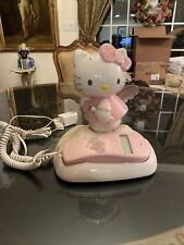 Teléfono identificador de llamadas HELLO KITTY2003 con joyas brillantes brillantes segunda mano  Embacar hacia Argentina