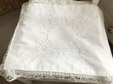 White lace cushion for sale  WAREHAM