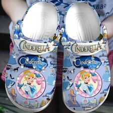 Sapatos personalizados Disney Cinderella Crocs, personalizados Disney Cinderella Fan Crocs comprar usado  Enviando para Brazil