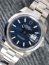 Reloj Rolex 39504: Datejust 41, ref. Esfera ""Motif" azul 126300, juego completo 2023 segunda mano  Embacar hacia Argentina