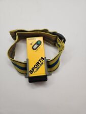 Receptor estéreo de radio FM Sony Sports amarillo vintage probado Walkman SRF-5 segunda mano  Embacar hacia Argentina