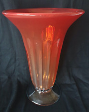 Gorgeous very large vase, with stunning orange tones, mid century modern,Italian for sale  Shipping to South Africa