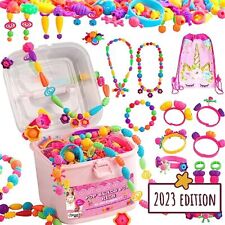 Kit de fabricação de joias Orian Pop Beads para meninas 550+ peças conjunto de contas pop comprar usado  Enviando para Brazil
