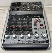 Usado, Behringer XENYX Q802USB 8 entradas 2 barramentos mixer (não testado), sem cabo de alimentação comprar usado  Enviando para Brazil