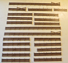 IN Set Picket Fence, Fence,Wooden Fence With Gates 22 Pieces About 2-3 7/8in for sale  Shipping to South Africa