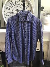 Used, STEFANO RICCI men's multicolor plaid check long sleeve shirt sz 15.5 x 34 for sale  Shipping to South Africa