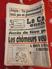 Canard enchaîné 1998 d'occasion  Bergues