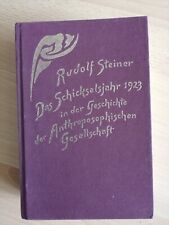 Rudolf steiner schicksalsjahr gebraucht kaufen  Berlin
