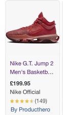 Nike jump red for sale  LEICESTER