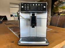 Philips Saeco Xelsis SM7581/00 Coffee Maker 1850W Silver LatteDuo System, used for sale  Shipping to South Africa