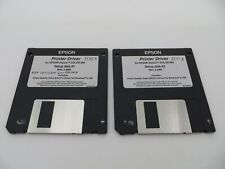 EPSON Printer Driver Setup Disks 3.5" Floppy Discs for Epson Stylus Color 600 for sale  Shipping to South Africa