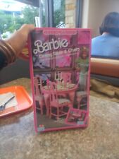 1987 Sweet Roses Barbie Dining Room Table And Chairs for sale  Shipping to South Africa