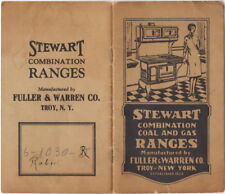 Catálogo Stewart Combination Coal And Gas Ranges, Fuller Warren Co., Troy, NY comprar usado  Enviando para Brazil