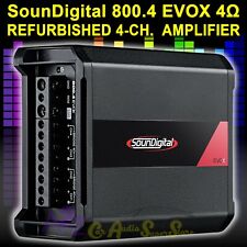 SounDigital 800.4 EVOX - 4 Ω (RECONDICIONADO DE FÁBRICA) AMPLIFICADOR DE 4 CANAIS 200 WATT comprar usado  Enviando para Brazil