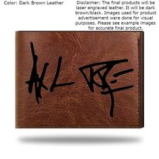 Carteira bifold de couro gravada personalizada AXL ROSE SIGNATURE - 3 opções de cores comprar usado  Enviando para Brazil