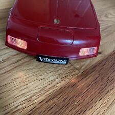 Cinta rebobinadora de video casete VHS roja vintage para auto deportivo VCR PROBADA FUNCIONANDO segunda mano  Embacar hacia Argentina