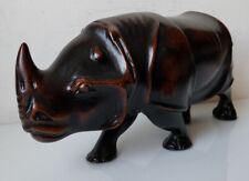 Statuette rhinoceros resine d'occasion  Angers-