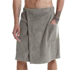 Toalha de banho masculina macia vestível com roupões de banho de bolso roupões de dormir envoltório de chuveiro comprar usado  Enviando para Brazil