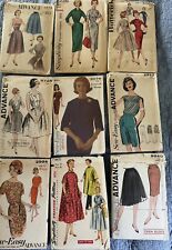 Used, Lot of 9 Women’s  Vintage Sewing Patterns 40’s 50’s for sale  Shipping to South Africa
