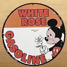 white rose gasoline signs for sale  USA