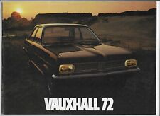 1972 vauxhall brochure for sale  NEWMARKET