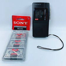 Grabadora de microcasetes vintage Sony M-665V Pressman VOR con contador de 3 cintas, usado segunda mano  Embacar hacia Argentina