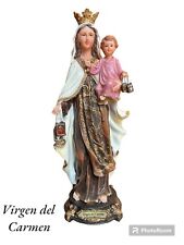 Estatua de Resina Virgen del Carmen 12" envío gratuito segunda mano  Embacar hacia Argentina