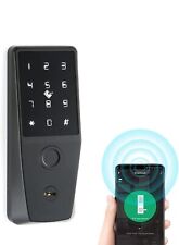 Teclado biométrico impressão digital fechadura de porta sem chave fechadura de entrada preta muda nova na caixa, usado comprar usado  Enviando para Brazil
