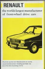 Renault range 1972 for sale  UK