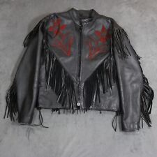 Vintage black leather for sale  Hidalgo