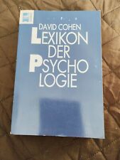 Lexikon psychologie cohen gebraucht kaufen  Kleinwallstadt