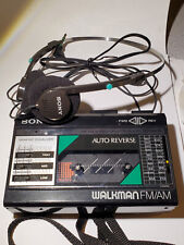 Vintage Sony Walkman WM-F18/F28 AM/FM Cassette 3 Band Graphic EQ. Tested Working, used for sale  Shipping to South Africa