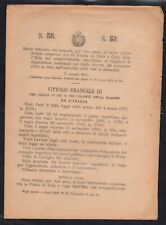Regio decreto 1907 usato  Corinaldo