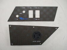Used, BASS CAT TROLLING MOTOR SWITCH PANEL PAIR (2) CARBON FIBER 120374/B MARINE BOAT for sale  Shipping to South Africa
