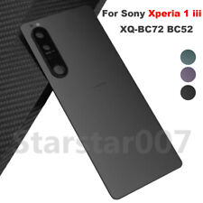 Capa de bateria vidro traseira + carcaça da lente da câmera para Sony Xperia 1 iii XQ-BC72 BC52, usado comprar usado  Enviando para Brazil