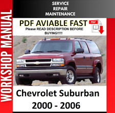 Chevrolet Suburban 2002 2003 2004 2005 2006 servicio manual taller de reparación, usado segunda mano  Embacar hacia Argentina