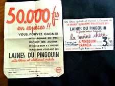 Publicités laine pingouin d'occasion  Juan-les-Pins