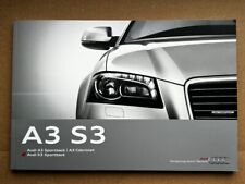 2012 / Audi A3 Sportback, Cabriolet, S3 (8PA 8P7) / DE / Prospekt Brochure na sprzedaż  PL