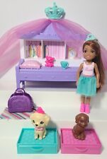 Boneca Barbie Princesa Aventura Dreamtopia Chelsea Dossel Cama + Conjunto de Brincadeiras para Animais de Estimação comprar usado  Enviando para Brazil