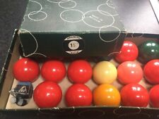 Snooker balls inch for sale  LOUGHTON