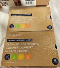 Miracle Made Laundry Detergent Sheets - Scent-Free - Lot of 2 (Damaged Packaging for sale  Shipping to South Africa