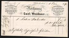 Rechnung untersteinbach 1869 gebraucht kaufen  Berlin