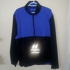 Under Armour Coldgear Color Block Long Sleeve Zipper Loose Pullover Size XL, used for sale  Shipping to South Africa