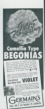 1948 germains begonias for sale  Tualatin