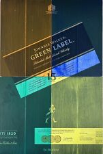 Scotch Johnnie Walker Green Label  • Made up of four panels for sale  Shipping to South Africa