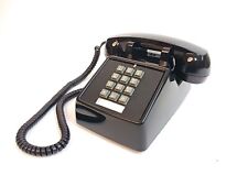 Teléfono de escritorio vintage Cortelco 250000-VBA-20MD negro con botón pulsador segunda mano  Embacar hacia Argentina